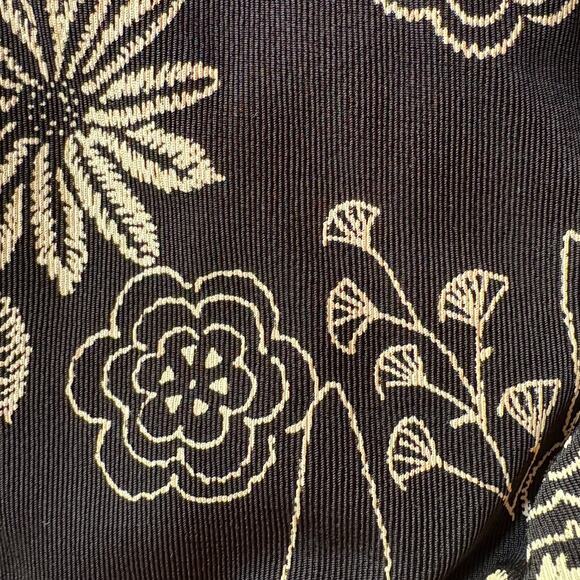 Vikki Vi Woman Open Front Black Cardigan - Jacket with Floral Print size 3X - Picture 10 of 10